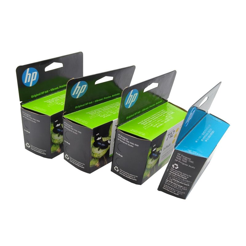 New Ink Cartridge 712 For DesignJet T650  T630  T230 T210 3ED29A 3ED77A 3ED79A 3ED78A