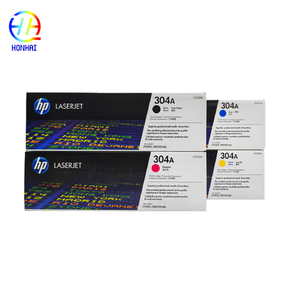 Originele 304A CC530A CC531A CC532A CC533A tonercartridges - Set van 4 voor HP color laserjet cp2025, CM2320fxi MFP, CM2320n MFP, CM2320nf MFP, CP2025dn, CP2025n, CP2025x printeronderdelen