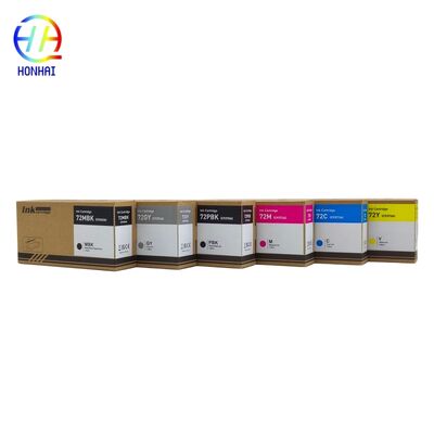 HP 72 Inktcartridge Set 6 Kleuren Compatibel met DesignJet T610 T770 T1200 voor Vervaagbestendige Output