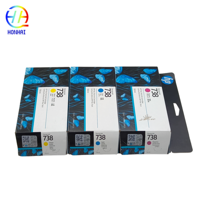 Originele nieuwe HP 738 DesignJet-inktcartridge 498N7A 498N6A 498N5A 498P2A T850 T950